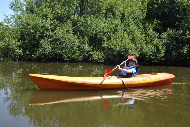 canoë sur le brivet