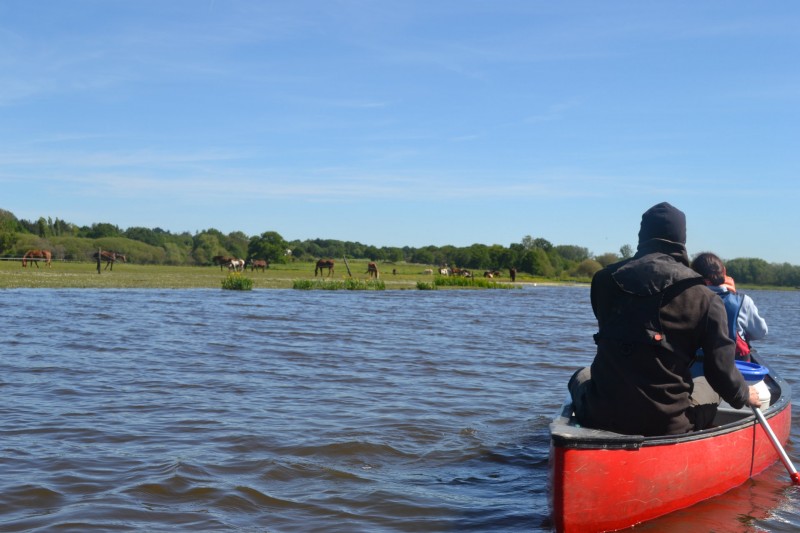 canoë sur le brivet