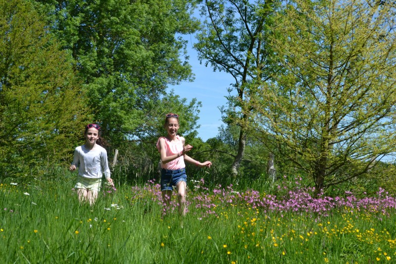 enfants qui courent