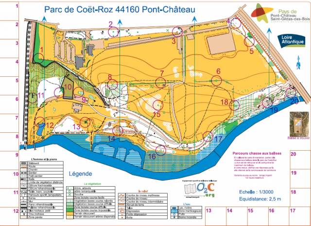 Course d'orientation Coët Roz