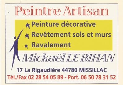 Mickaël Le Bihan peintre artisan