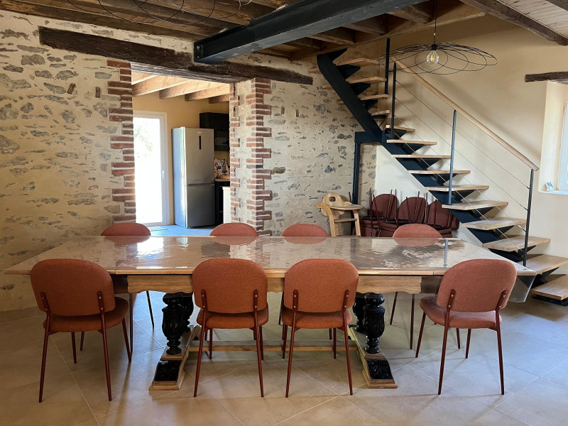 GĂ®te de groupe Saint Raoul Ă GuenrouĂ«t salle Ă manger - © GĂ®te de groupe Saint Raoul Ă GuenrouĂ«t GĂ®te de groupe Saint Raoul Ă GuenrouĂ«t salle Ă manger