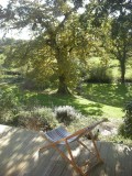 Gîte à St Guillaume à Pont-Château terrasse