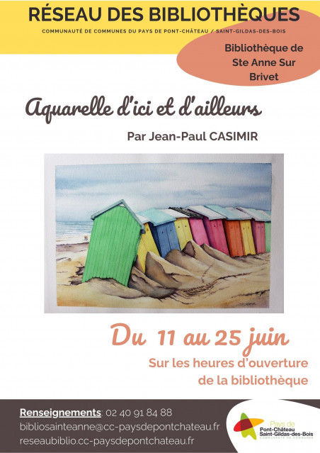 Aquarelle d'ici et d'ailleurs Par Jean-Paul Casimir