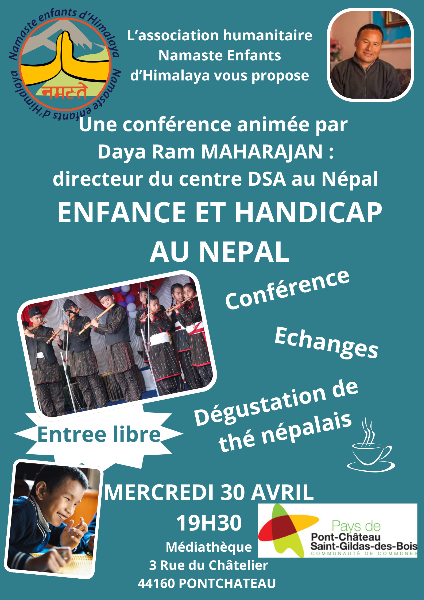 Conférence enfance et handicap au Népal