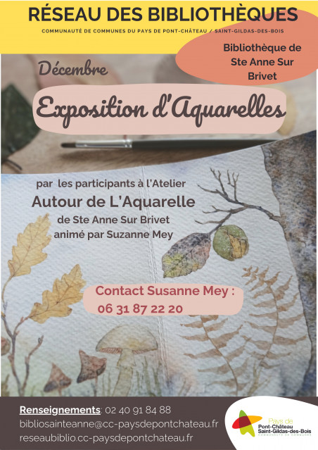 Exposition d'aquarelles 