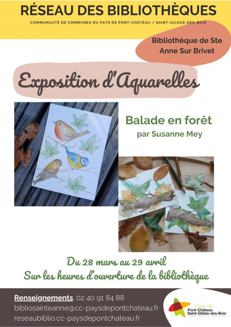 Exposition d'aquarelles