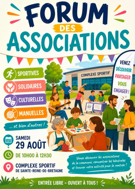 Forum des associations à Sainte Reine de Bretagne