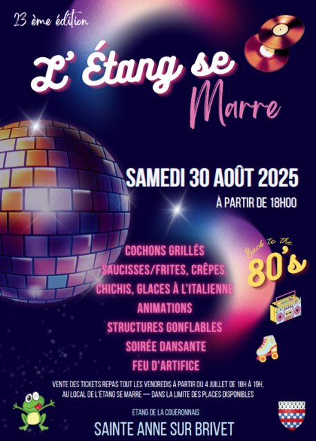 l'étang se marre