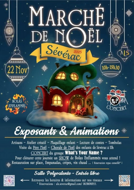 Marché de Noël à Sévérac