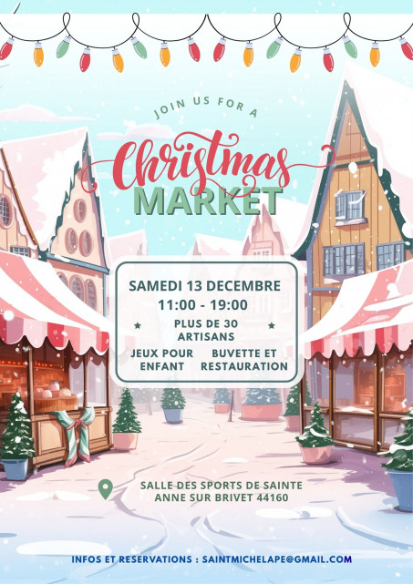 Marché de Noël à Ste Anne sur Brivet