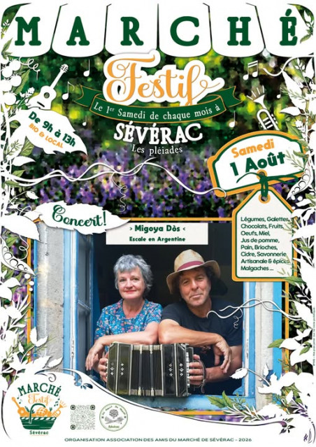 Marché festif de Sévérac
