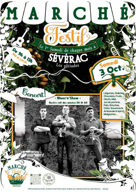 Marché festif de Sévérac