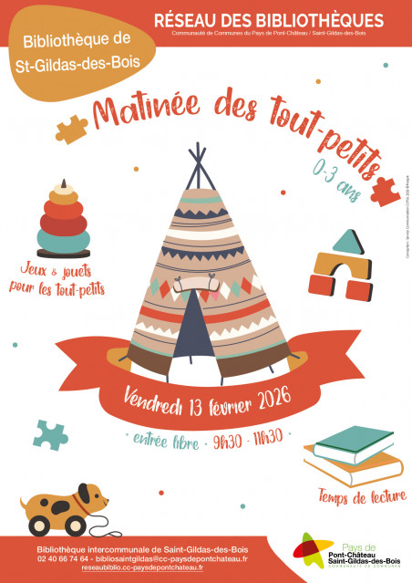 Matinée des tout-petits - Jeux et lecture