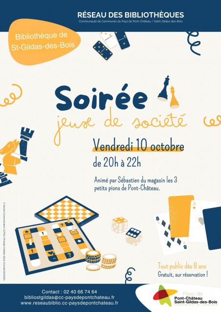 Soirée jeux de société