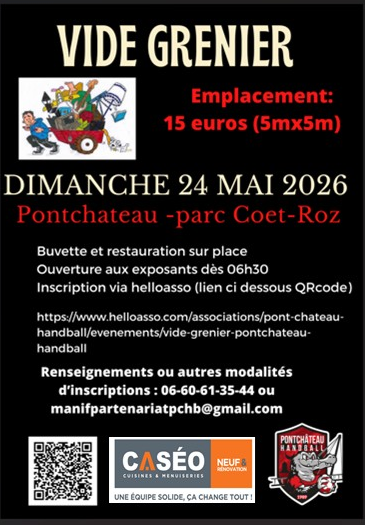 Vide grenier du handball