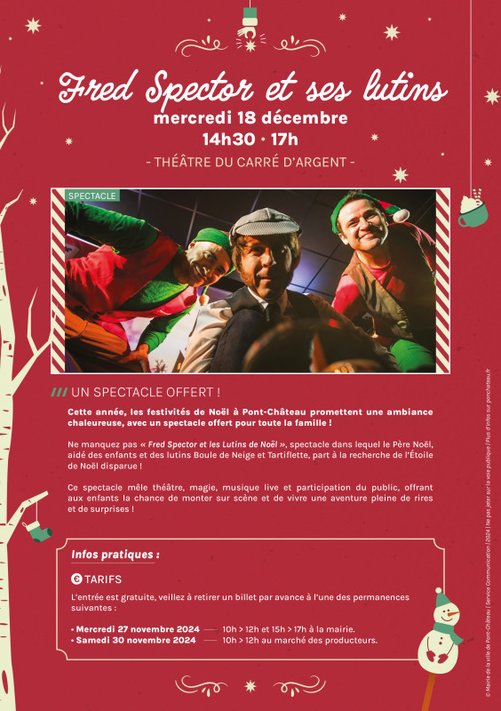 animations de noël - © Mairie de Pont-Château animations de noël