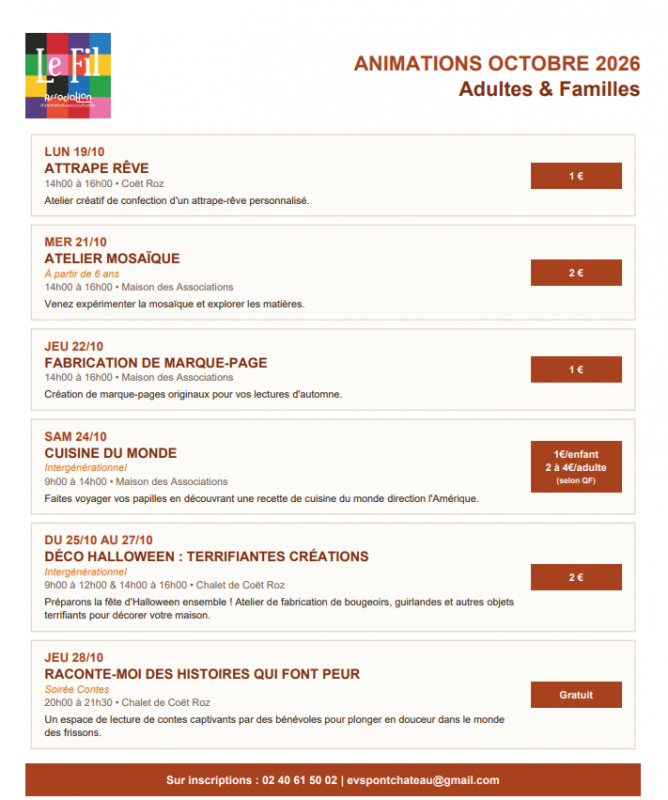 Animations Le Fil - © Le Fil Animations Le Fil