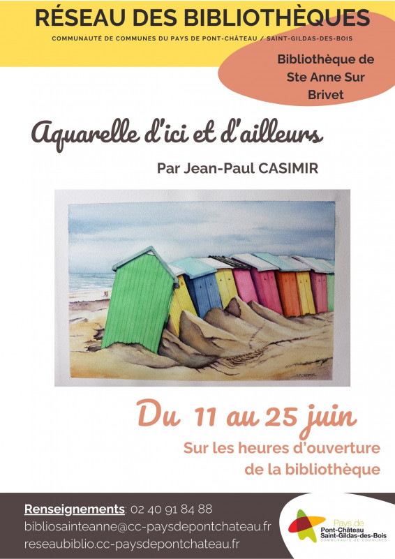 Aquarelle d'ici et d'ailleurs Par Jean-Paul Casimir