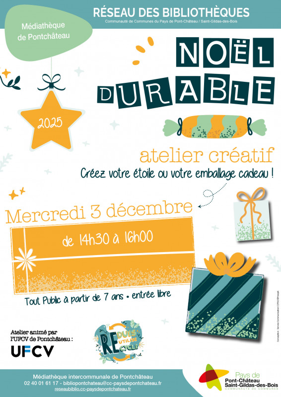 Atelier crĂ©atif - © bibliothèque intercommunale Atelier crĂ©atif