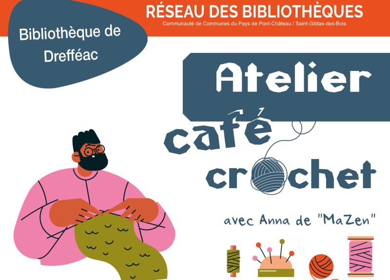 atelier crochet - © bibliothèque intercommunale atelier crochet