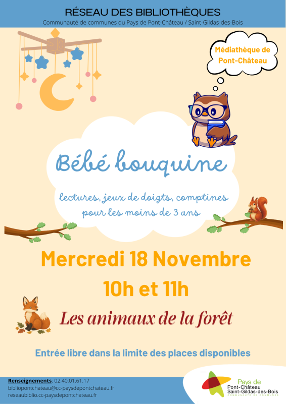 Bébé bouquine - © bibliothèque intercommunale Bébé bouquine