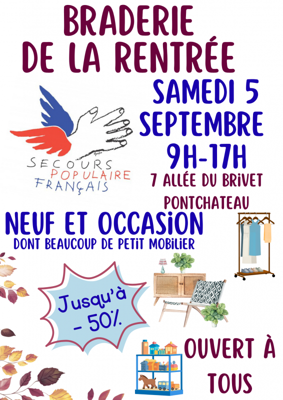 Braderie du Secours Populaire - © SECOURS POPULAIRE Braderie du Secours Populaire