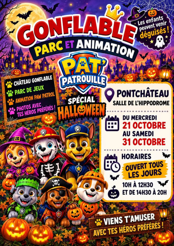 Château gonflable Paw Patrol 