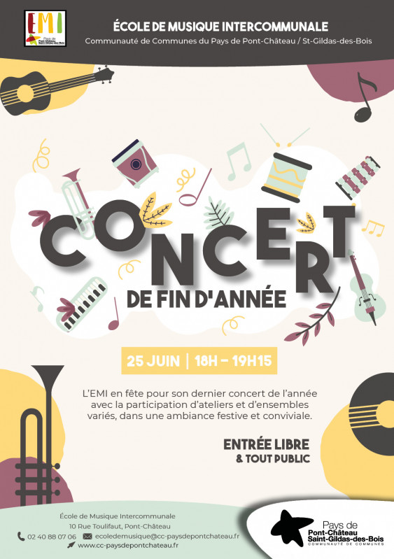 Concert de l'école de musique