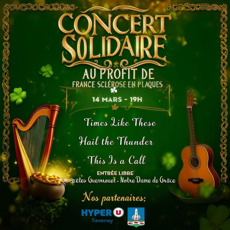 Concert solidaire St Patrick 