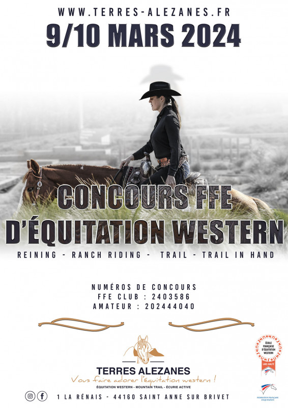 Concours d'équitation western