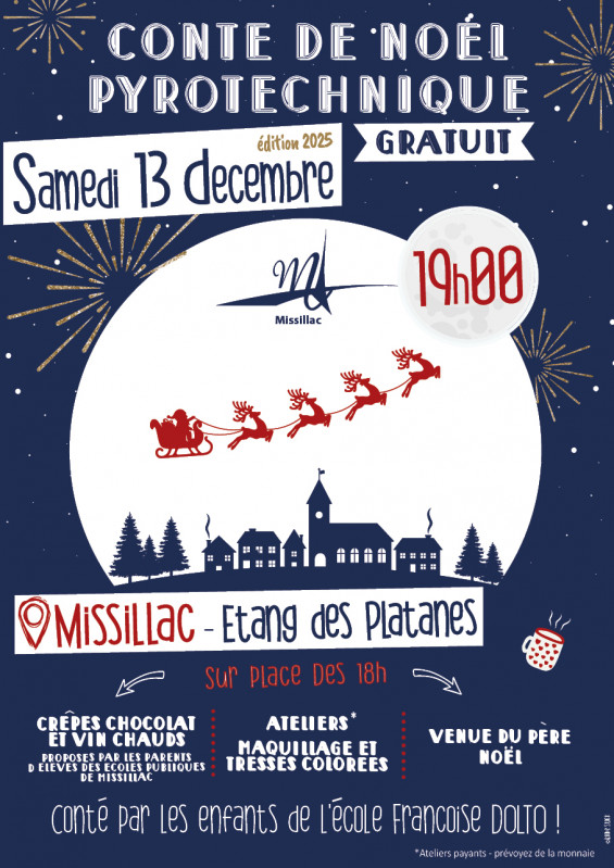 Conte de Noël pyrotechnique