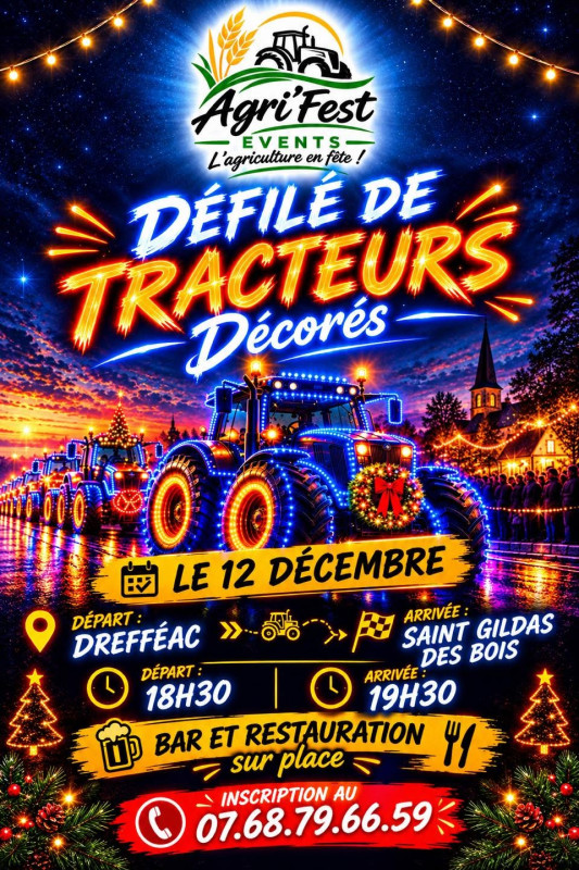 Défilé de tracteurs décorés - © Agri fest events Défilé de tracteurs décorés