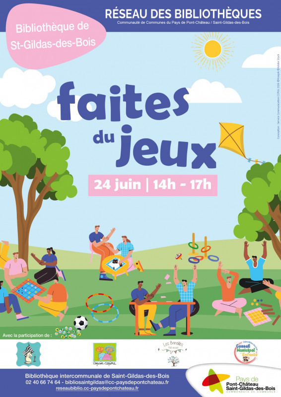 faites du jeux - © bibliothèque intercommunale faites du jeux
