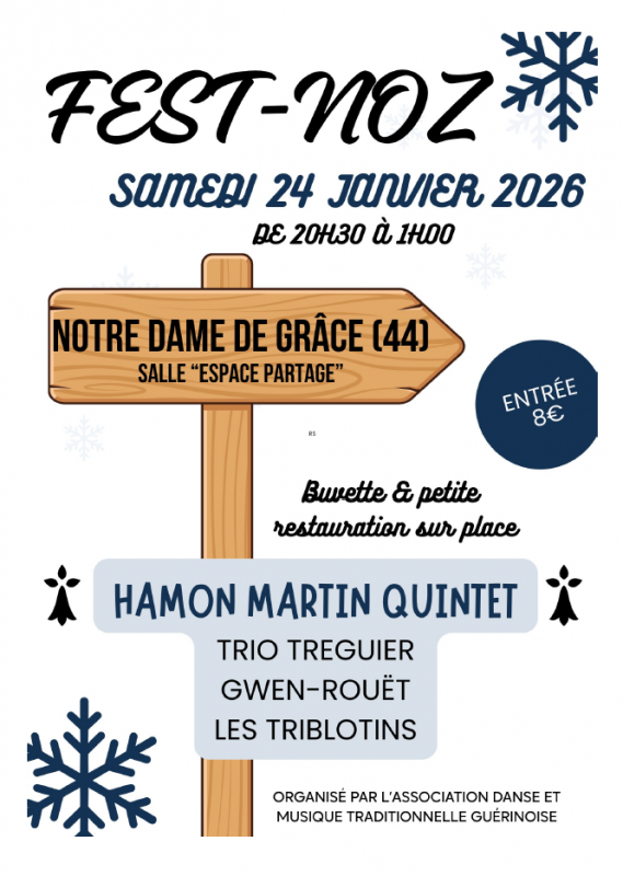 Fest noz - © association danse et musique traditionnelle guĂ©rinoise Fest noz