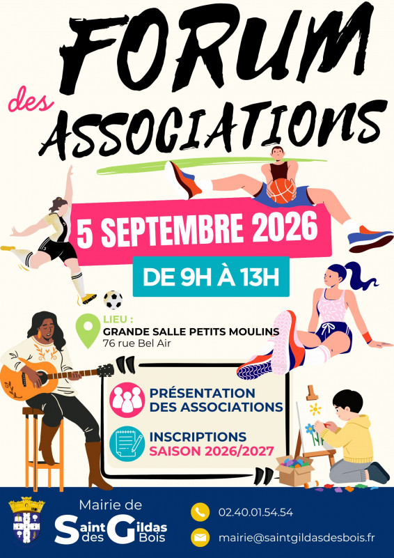 Forum des associations à Saint-Gildas des Bois