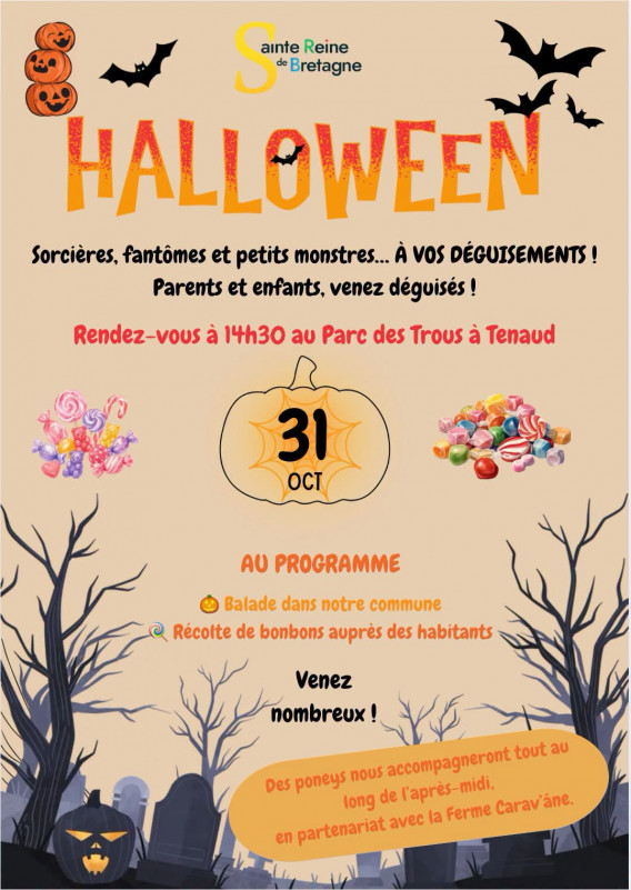 Halloween Ă Ste Reine de Bretagne - © Mairie de Ste Reine de Bretagne Halloween Ă Ste Reine de Bretagne