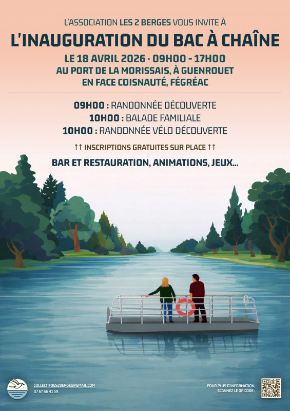 Inauguration du bac à chaîne - © Collectif des 2 berges Inauguration du bac à chaîne