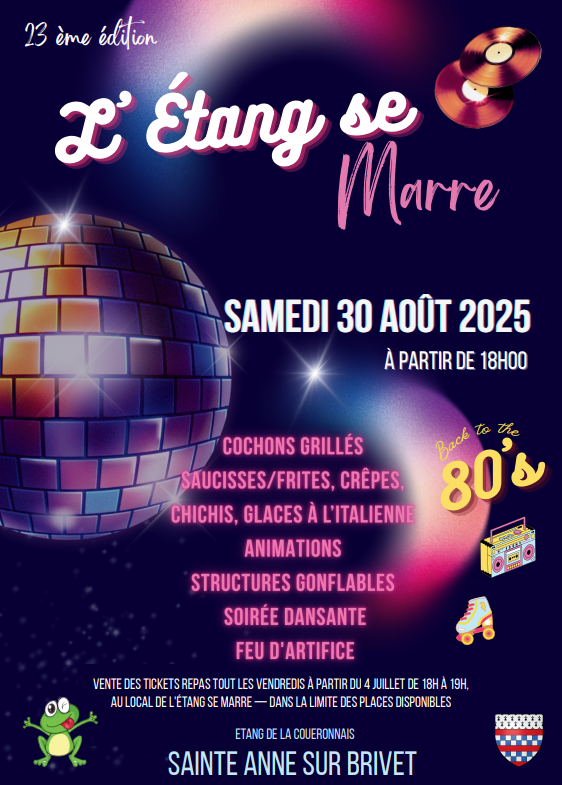 l'étang se marre
