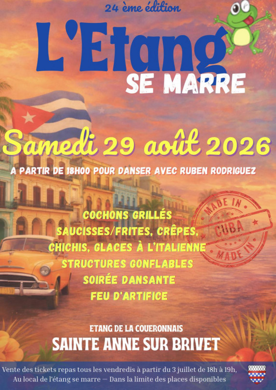 l'étang se marre