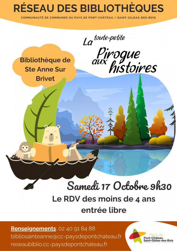 La toute petite pirogue aux histoires - © bibliothèque intercommunale La toute petite pirogue aux histoires