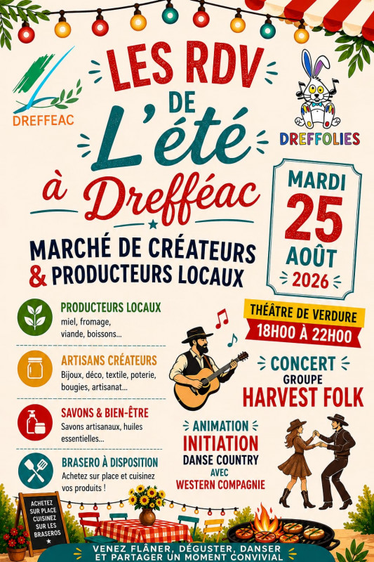 Les rdv de l'été à Drefféac
