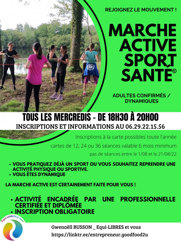 Marche active et/ou bungypump adultes