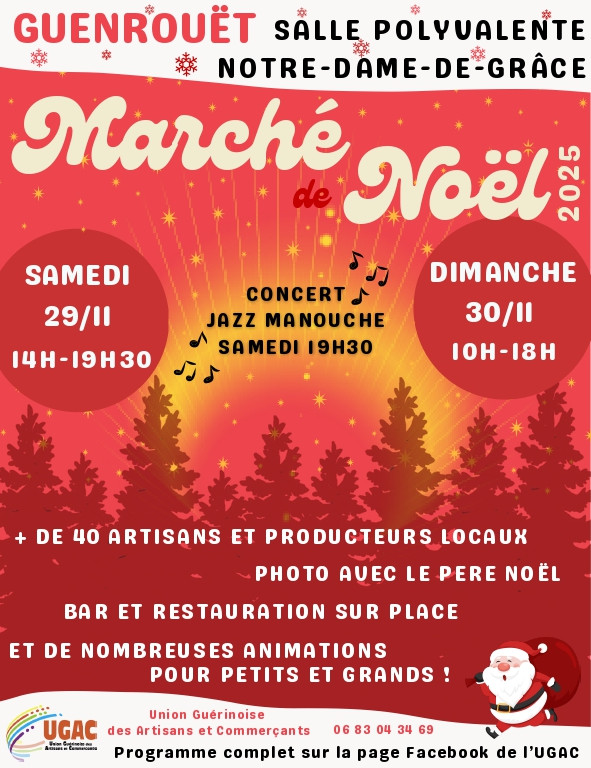 Marché de Noël à Guenrouët Marché de Noël à Guenrouët