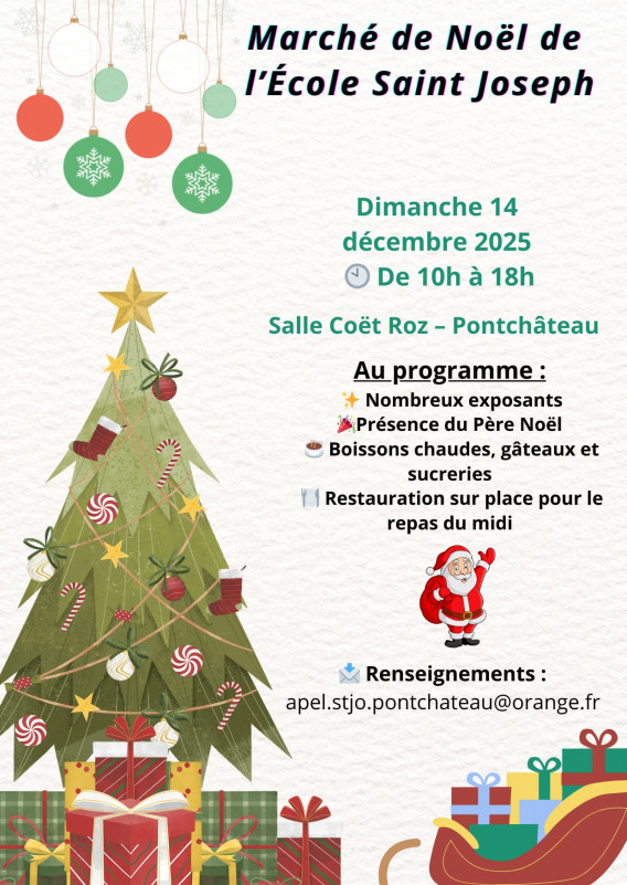 Marché de Noël de l'école St Joseph 