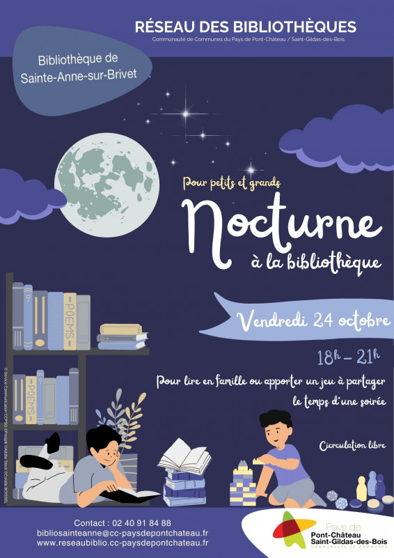 Nocturne à la bibliothèque