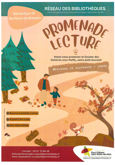 Promenade lecture - © bibliothèque intercommunale Promenade lecture