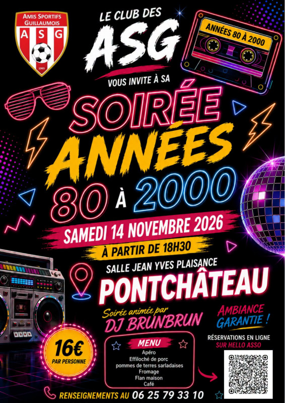Soirée année 80-2000