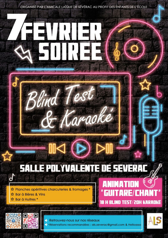 Soirée blind test et karaoké - © ALS Soirée blind test et karaoké