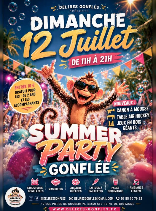 SUMMER PARTY GONFLEE